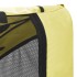 Remolque de bicicleta para mascotas amarillo y