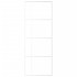 Puerta corredera ESG vidrio y aluminio blanca 76x205