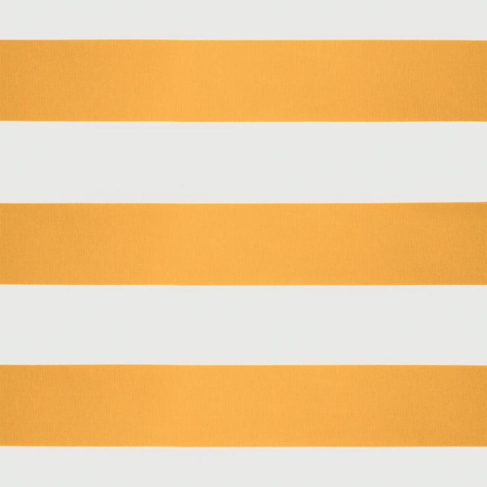 Toldo retráctil aluminio y tela amarillo y blanco 3,5x2,5