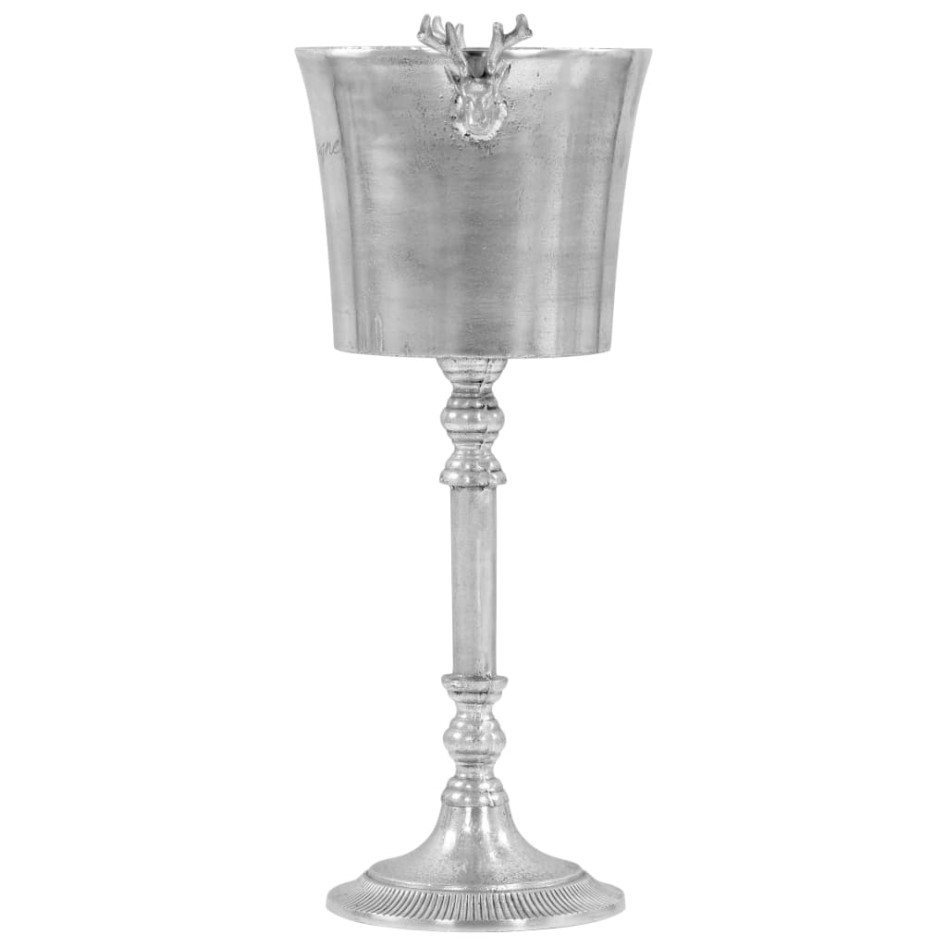 Enfriador de champán de aluminio macizo 39x29x71 cm