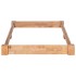 Estructura de cama madera maciza de roble 120x200