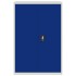 Mueble de oficina de metal gris y azul 90x40x140