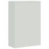 Mueble de oficina de metal gris y azul 90x40x140