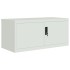 Armario archivador de acero gris claro 90x40x220