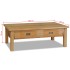 Mesa de centro madera de teca maciza 100x60x35