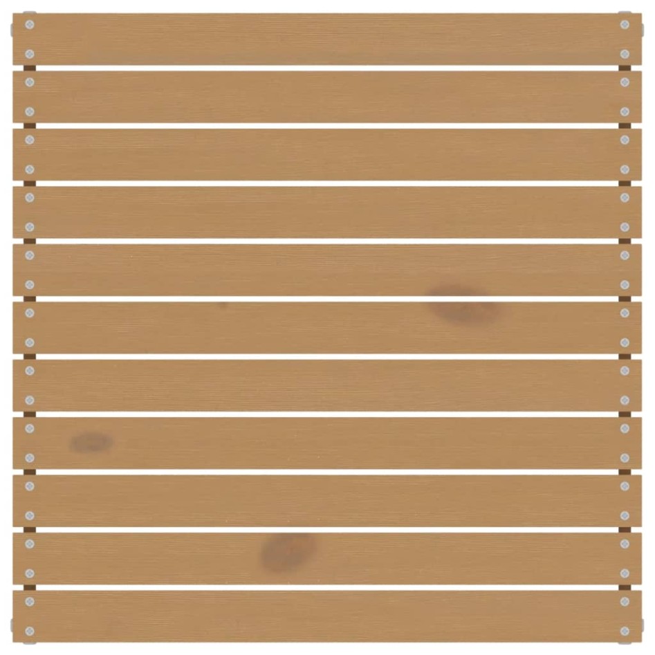 Muebles de jardín 3 piezas madera maciza pino con cojines