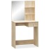 Tocador de madera de ingeniería roble 75x40x141