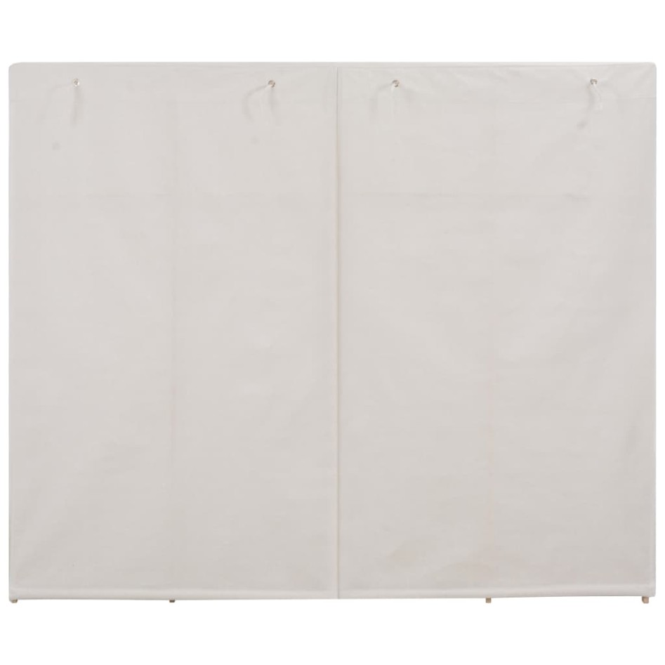 Armario de tela blanco 200x40x170