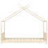 Estructura de cama infantil de madera maciza de pino 70x140