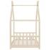 Estructura de cama infantil de madera maciza de pino 90x200