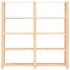 Estantería almacenaje 5 niveles madera pino maciza 500