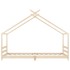 Estructura de cama infantil de madera maciza de pino 90x200