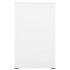 Armario archivador de acero blanco 46x62x102,5