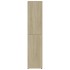 Mueble zapatero madera contrachapada color roble 80x39x178