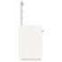 Mesa tocador con LED madera maciza pino blanco 95x50x133,5