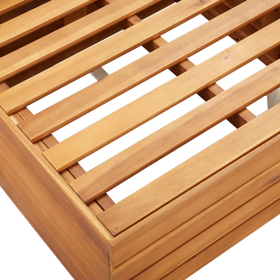 Sofá seccional central 1 pza con cojines madera maciza