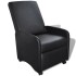 Sillón plegable de cuero sintético