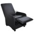 Sillón plegable de cuero sintético