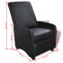 Sillón plegable de cuero sintético
