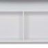 Mesa de bar con 2 tableros blanca 130x40x120