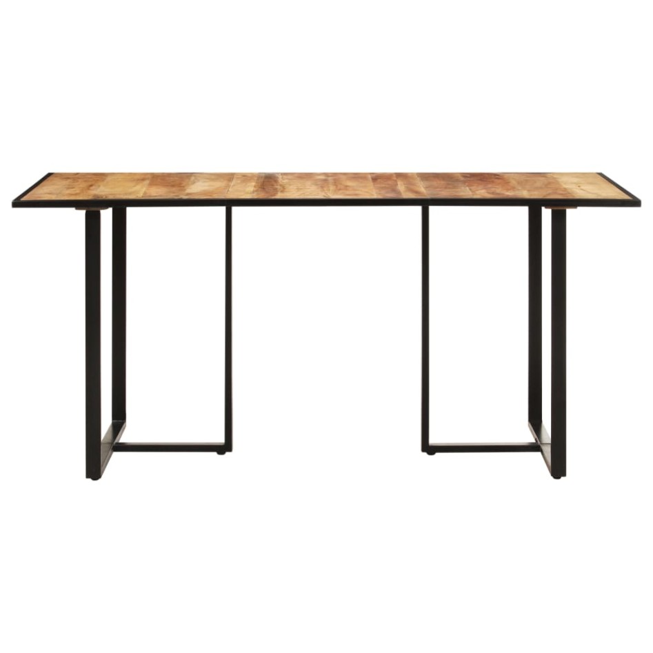 Mesa de comedor madera de mango rugosa 200