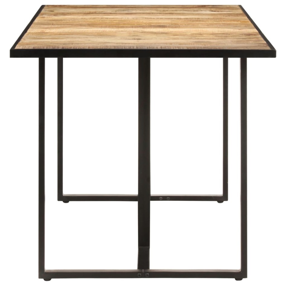 Mesa de comedor madera de mango rugosa 200