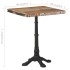 Mesa de bistró de madera maciza reciclada 60x60x76