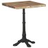 Mesa de bistró de madera maciza reciclada 60x60x76