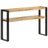 Mesa consola de madera de mango rugosa 120x30x75