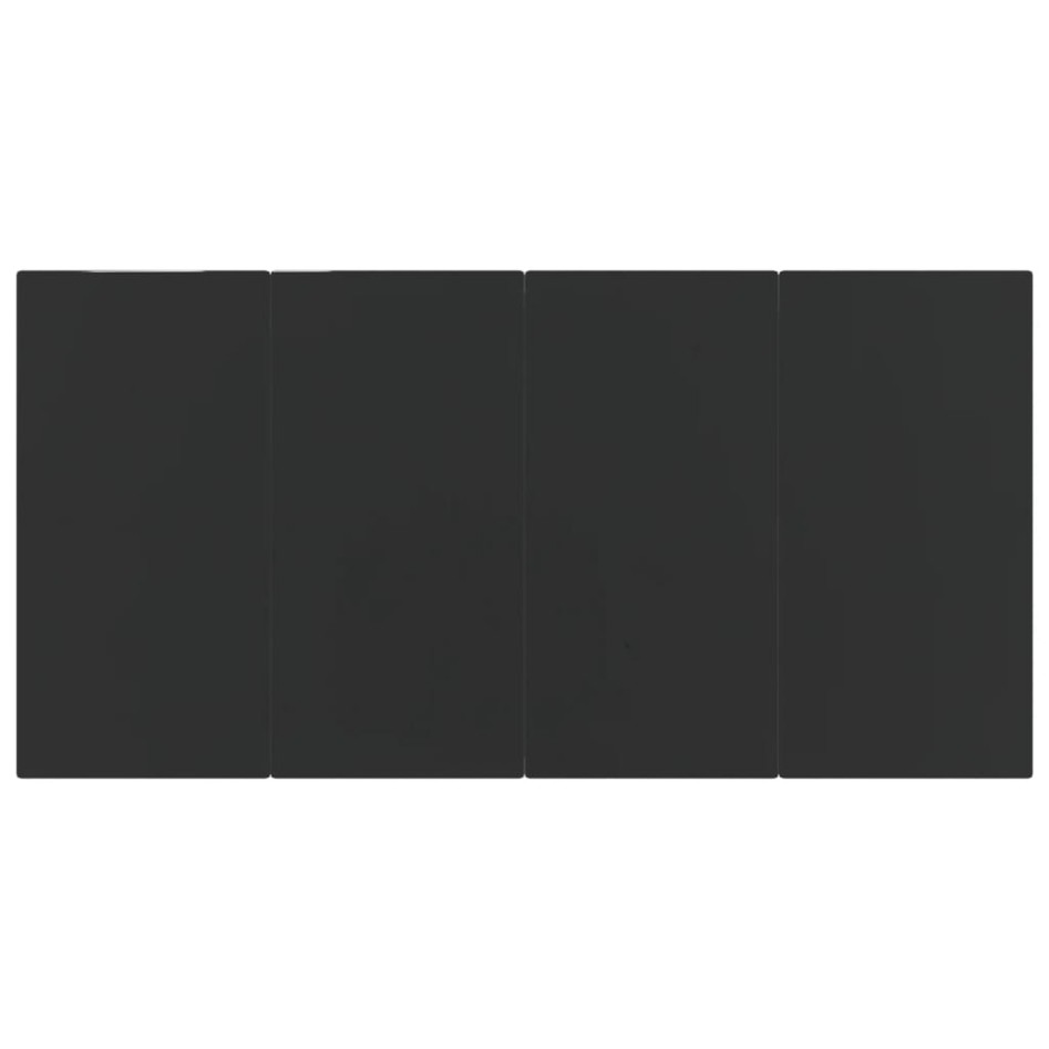 Juego de comedor jardín 5 pzas acero y cuerda de algodón