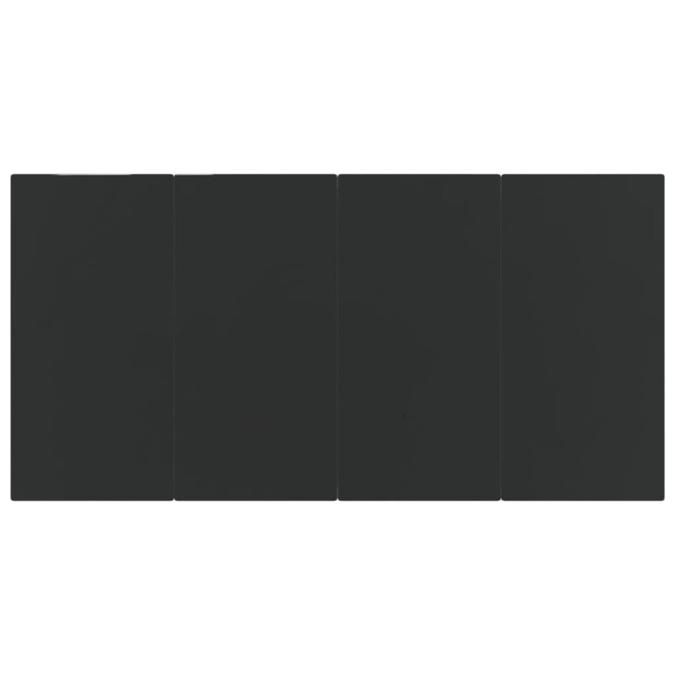 Juego de comedor para jardín 5 piezas ratán sintético