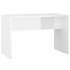 Juego de tocador con LED madera contrachapada blanco