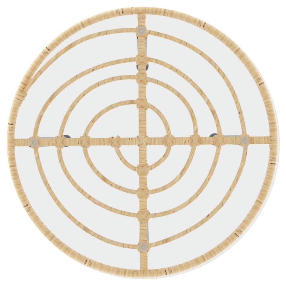 Juego de comedor de jardín 5 piezas ratán