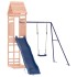 Parque infantil de exterior madera maciza
