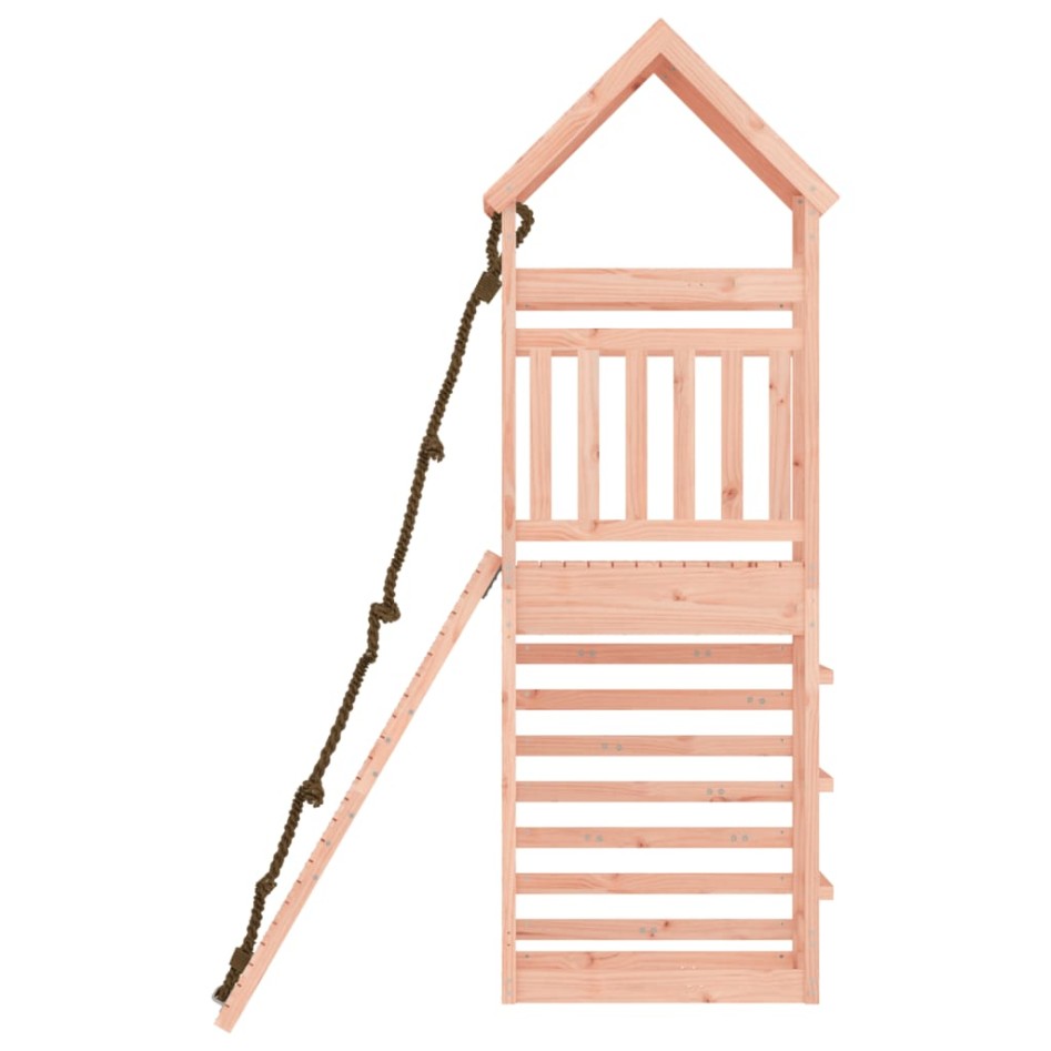 Parque infantil con pared de escalada madera de abeto