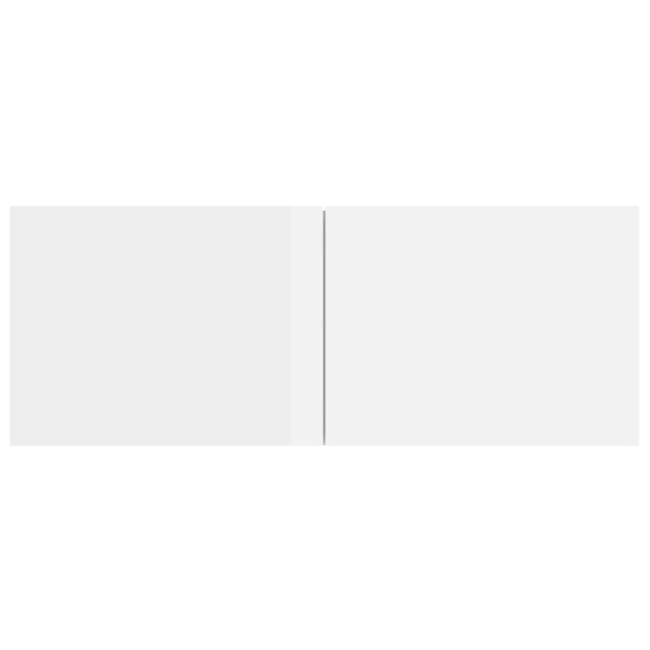 Muebles TV 4 uds madera contrachapada blanco brillo 80x30x30