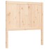 Estructura de cama individual con cabecero madera