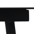 Juego de comedor de jardín 5 piezas ratán PVC