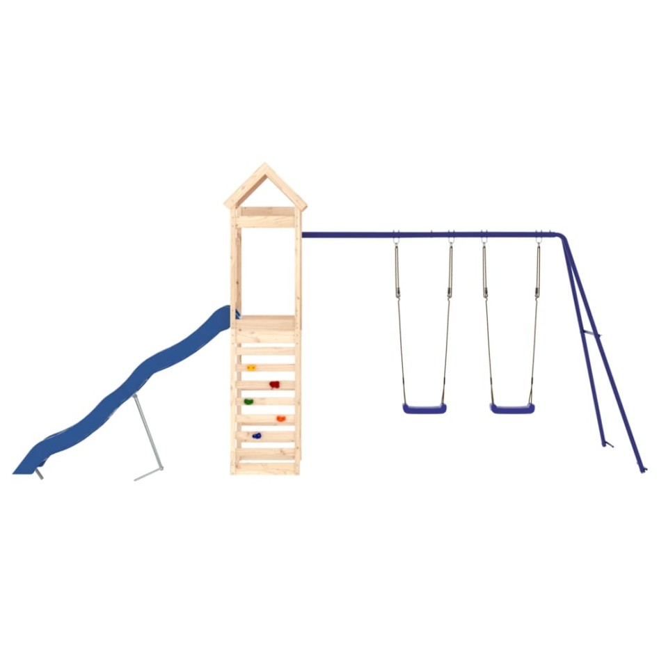 Parque infantil de exterior madera maciza de