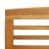Juego de muebles de jardín 4 piezas madera maciza de
