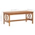 Juego de muebles de jardín 4 piezas madera maciza de