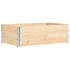 Arriates de madera maciza de pino 3 unidades 50x150
