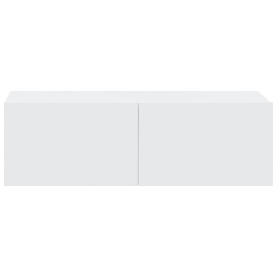 Muebles de TV 4 piezas blanco 100x30x30