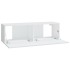 Muebles de TV 4 piezas blanco 100x30x30