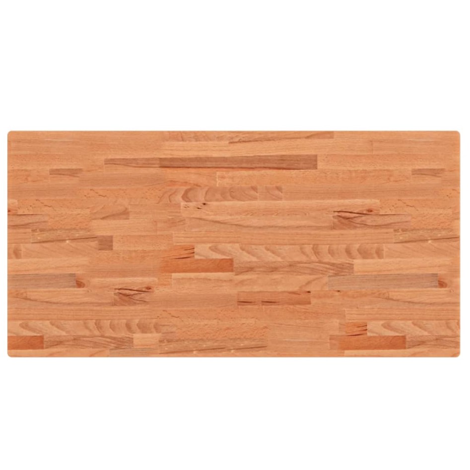 Tablero rectangular de madera maciza de haya 100x50x4