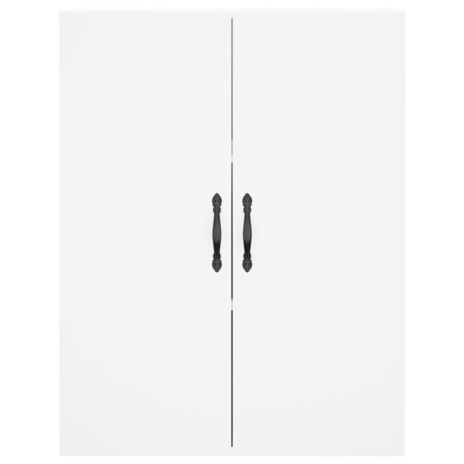 Aparador alto madera contrachapada blanco 69,5x34x180