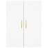 Aparador alto madera contrachapada blanco 69,5x34x180