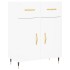 Aparador alto madera contrachapada blanco 69,5x34x180