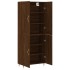 Aparador alto madera contrachapada marrón roble 69,5x34x180