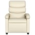 Sillón reclinable de cuero sintético